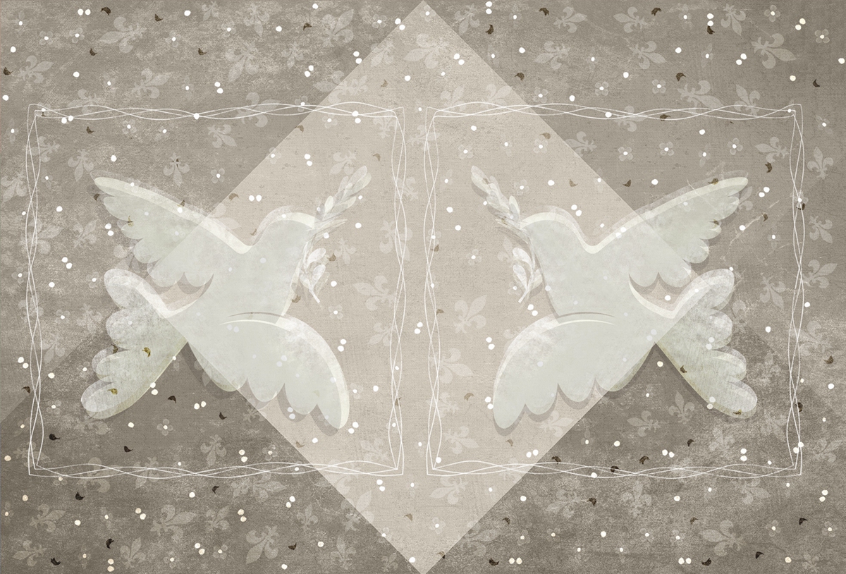 [创意星空体育 - 附件|装饰画/墙饰|办公星空体育|星空（中国）星空体育|橄榄枝-原创定制壁画]