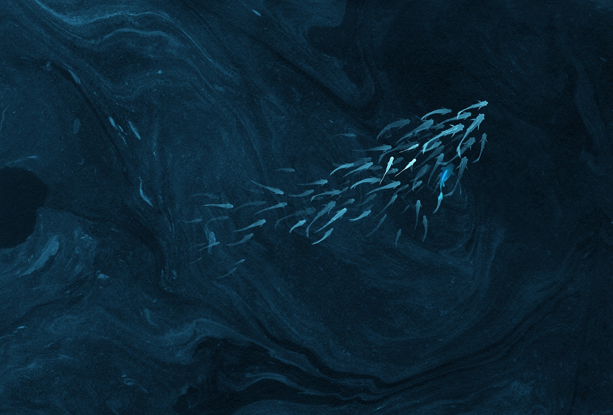 [创意星空体育 - 附件|装饰画/墙饰|办公星空体育|星空（中国）星空体育|鲤鱼溪Ⅱ-原创定制壁画]